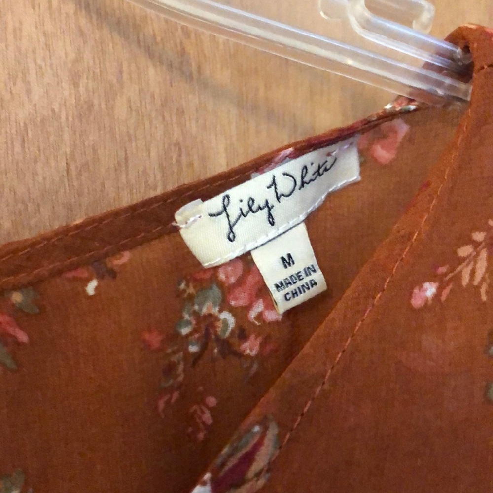 Flowered sheet top - Picture 2 of 5